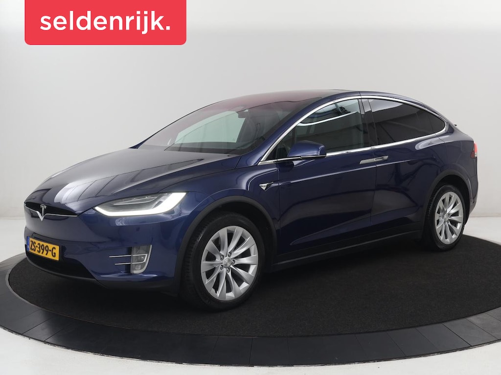 Tesla Model X Long Range | SOH 86% | Panoramadak | Trekhaak | 360 Camera | Stoel & Stuurverwarming | Adaptive cruise | Navigatie | DAB+ | Bluetooth | Climate control | Self-driving | Sfeerverlichting