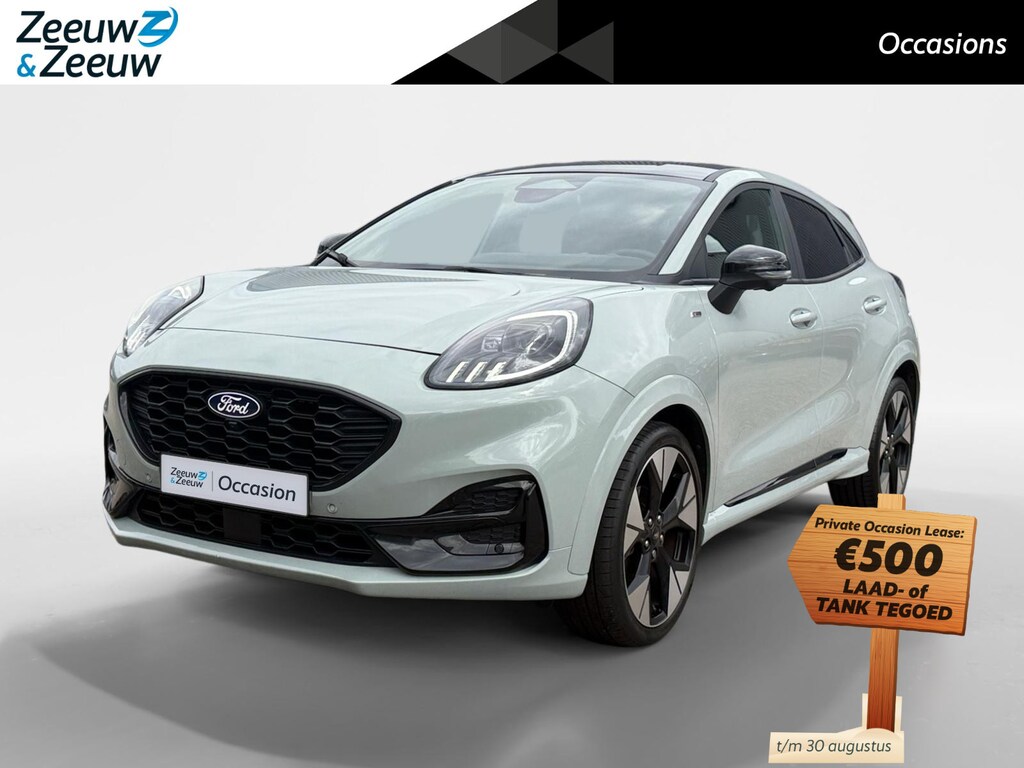Ford Puma 1.0 EcoBoost Hybrid ST-Line X | Dealer onderhouden | NL auto | Automaat | Adapt. Cruise control | BLIS | B&O audio | 360 graden camera | Winter pack | 19" lichtmetalen velgen | Parkeersensoren voor en achter | Keyless entry | Navigatie | Apple carplay & Android auto | Bovag garantie |