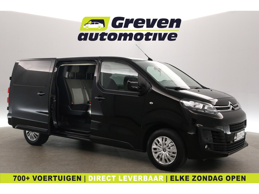 Citroën Jumpy 2.0 BlueHDI 145PK L3H1 | Dubbele Cabine | Airco | Camera | Cruise | Carplay | Trekhaak | 2xSchuifdeur