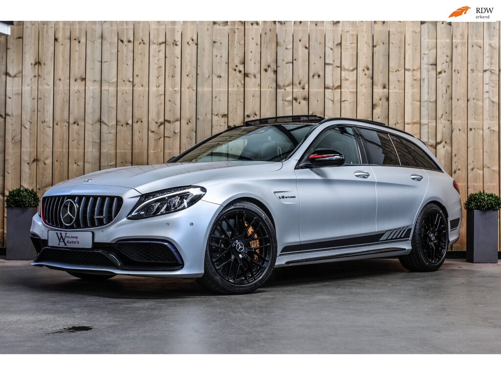 Mercedes-Benz C-klasse Estate AMG 63 S Edition 1 *Pano*Keramisch*Perf. Stoelen*Burmester*Head-Up*