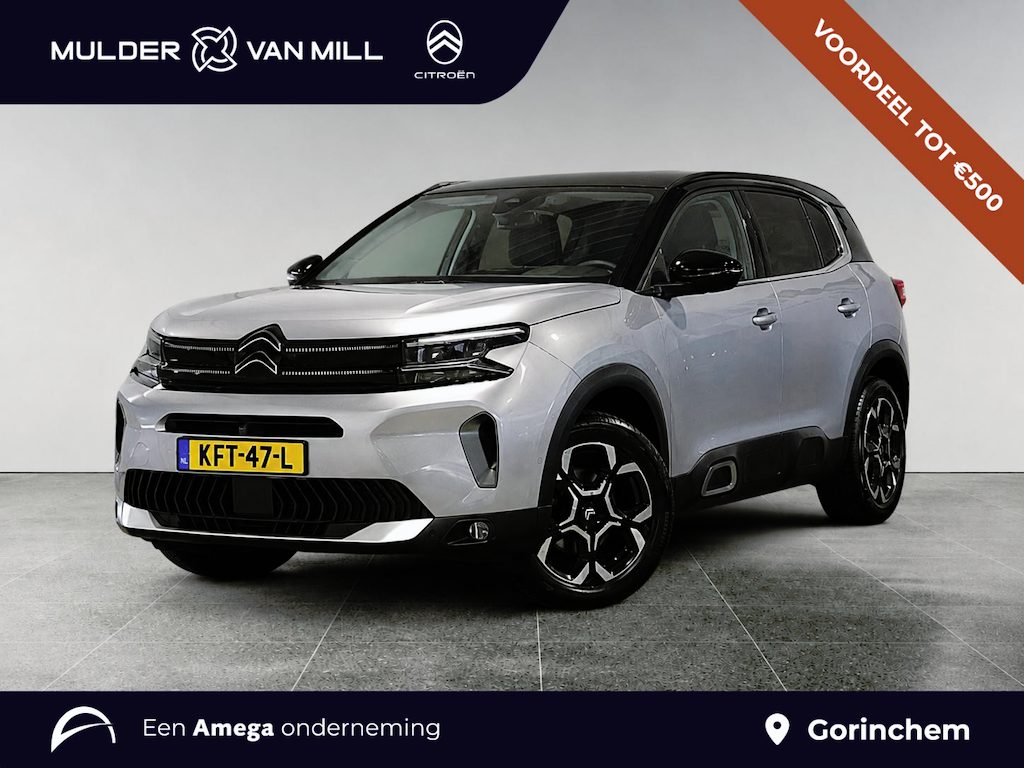 Citroën C5 Aircross Max 1.2 Turbo 130pk EAT8 | TWO-TONE! | HANDSFREE A.KLEP | STOELVERW. | ALCANTARA | 360° CAMERA | ADAPTIVE CRUISE | NAVI | SHINE