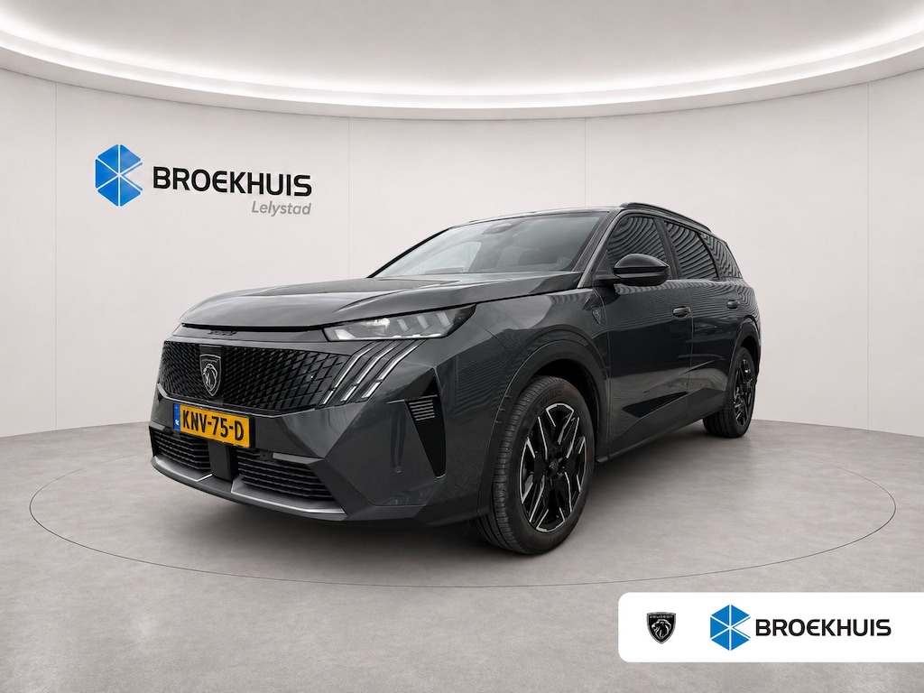 Peugeot 5008 1.2 HYBRID 145PK 7-ZITS GT AUTOMAAT / NAVI / LEDER / CLIMA / FULL-LED / 19" LMV / KEYLESS / CAMERA / ADAPT. CRUISECONTROL / WINTERPAKKET / NIEUWSTAAT !!