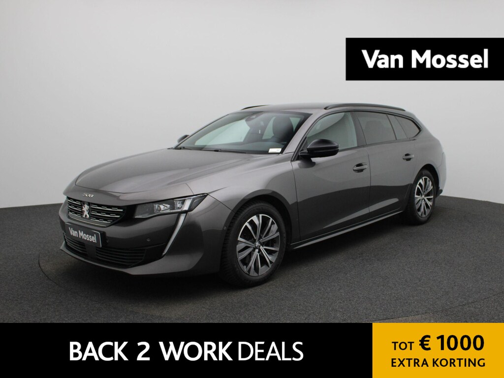 Peugeot 508 SW 1.5 BlueHDI Allure AUTOMAAT | NAVIGATIE | CAMERA | CLIMA | CRUISE | LED | KEYLES | DAB | LMV | HALF-LEER | 12 MAANDEN BOVAG GARANTIE |