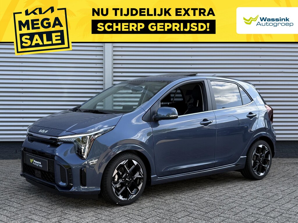 Kia Picanto 1.0 GDi GT-Line | Schuif/Kanteldak | Stoel/Stuurwielverwarming | Climate Control | Navigatie |
