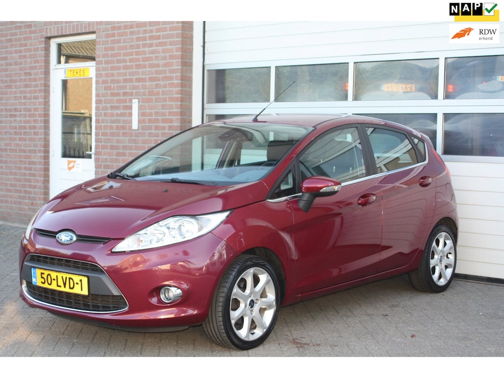 Ford Fiesta 1.25 Titanium Clima, elektrische Ramen, Elektrische Spiegels, 5 Deurs, Parkeer Sensoren