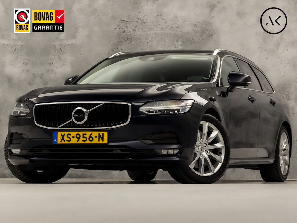 Volvo V90 2.0 T4 Momentum Sport 190Pk Automaat (APPLE CARPLAY, GROOT NAVI, LEDER, GETINT GLAS, STOELVERWARMING ACHTER, MEMORY SEATS, ELEK ACHTERKLEP, NIEUWE APK, NIEUWSTAAT)