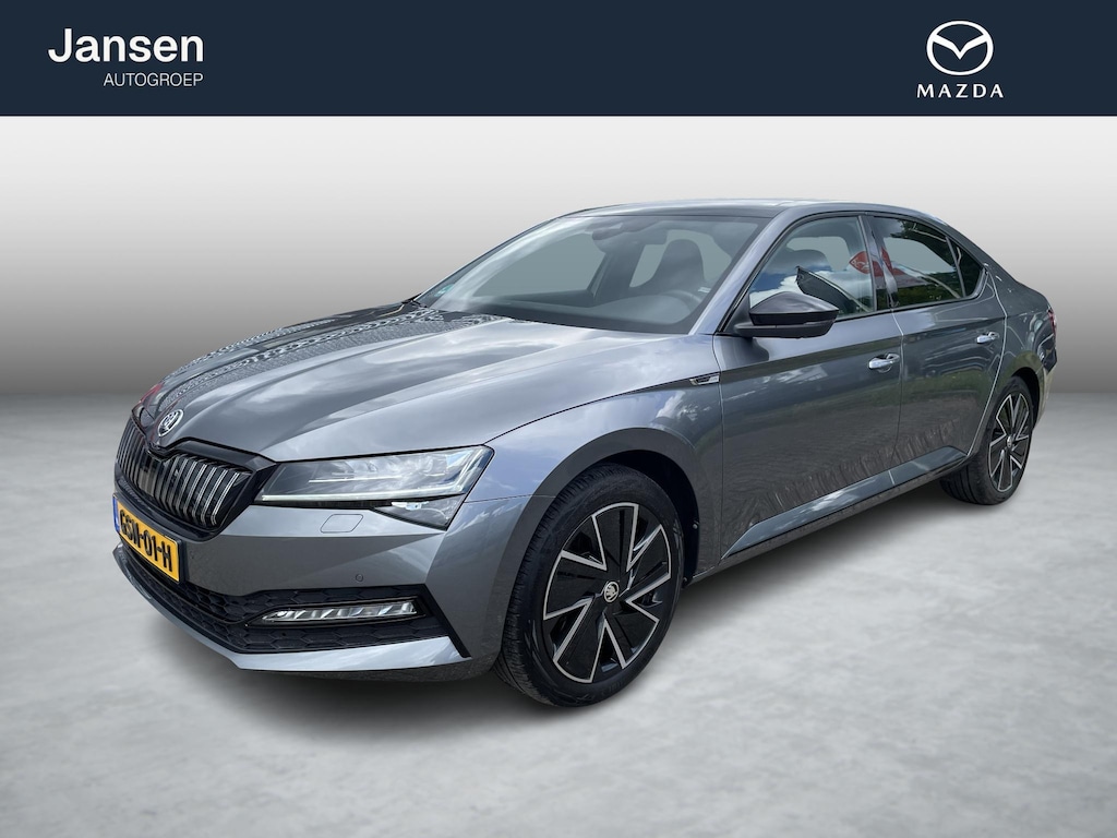 Skoda Superb 1.4 TSI iV Sportline Business , Automaat, Half Leder, Schuif-/Kanteldak, 360 Camera, Stoel/Stuurverwarming, Navi, Apple Carplay, Android Auto, LMV 18 Inch, Cruise, PDC,