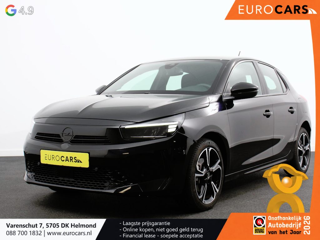 Opel Corsa 1.2 Turbo 110pk Hybrid Automaat GS DEMO! Navigatie Airco Cruise control Parkeersensoren Apple Carplay/ Android Auto Camera Lichtmetalen velgen LED