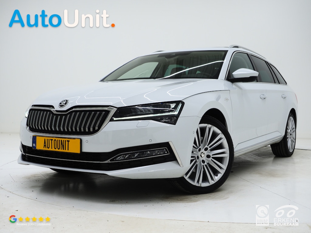Skoda Superb Combi 1.4 TSI iV Laurin & Klement | Panoramadak | Leder | Trekhaak | Massage | Canton | Stoelkoeling | 360 | Memory