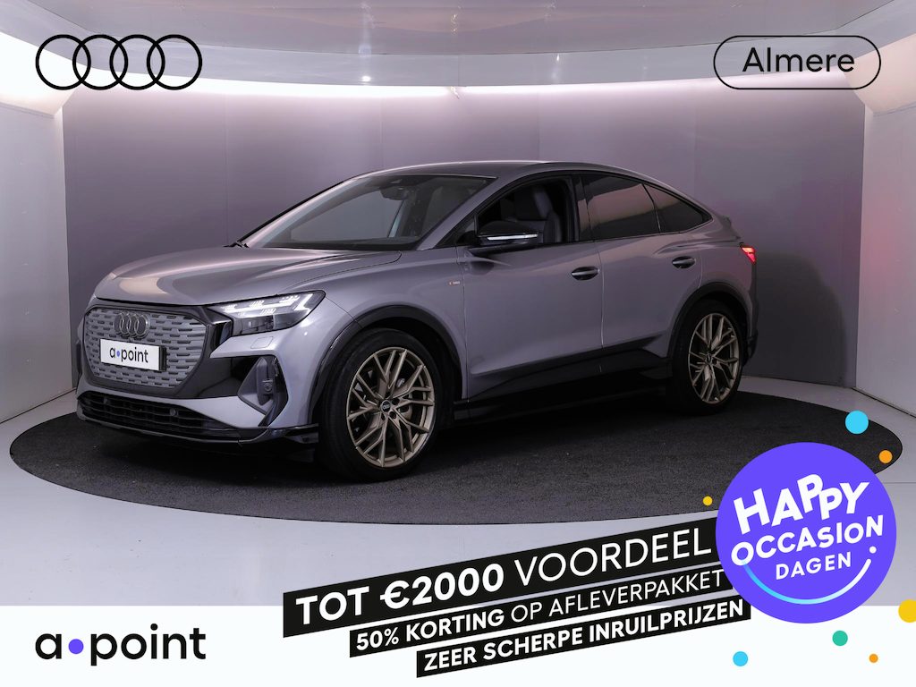 Audi Q4 Sportback e-tron 50 quattro S Competition 77 kWh 299PK | Adaptieve cruise | Stoelverwarming | Edition One | Achteruitrijcamera | Matrix