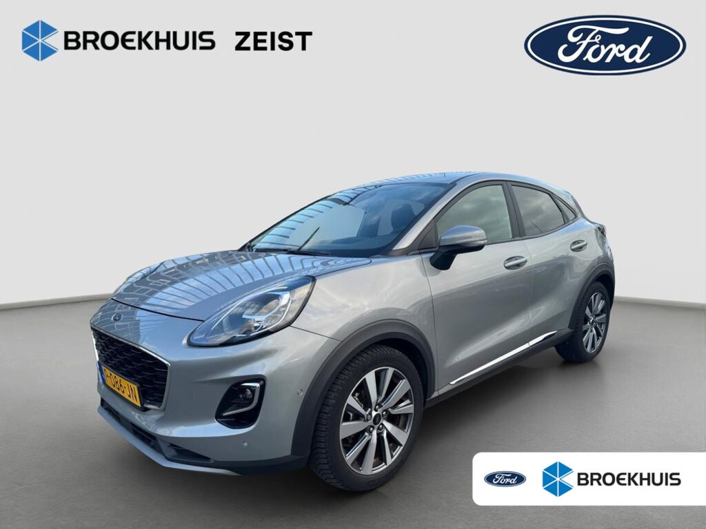Ford Puma 1.0 EcoBoost Hybrid Titanium X | 100% dealer o.h. | Camera | Winter-pack | Trekhaak | Half leder | Apple carplay / andriod auto | B&O Audio | Privacy-glass