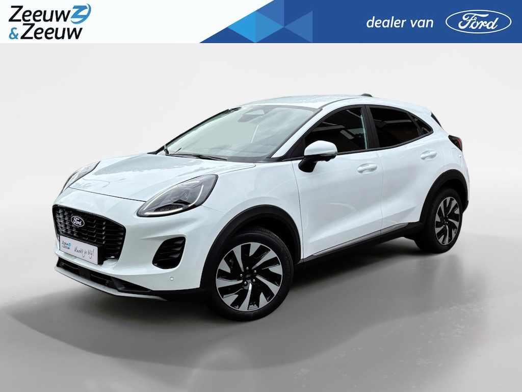 Ford Puma 1.0 EcoBoost Hybrid Titanium 125PK Automaat | 5.000,- Ready Set Ford Bonus | Gratis automaat t.w.v. 1.500,-! | Driver Assistance Pack | Winter Pack | 5000,- Ready Set Ford Bonus | 0,99% Rente icm Ford Options