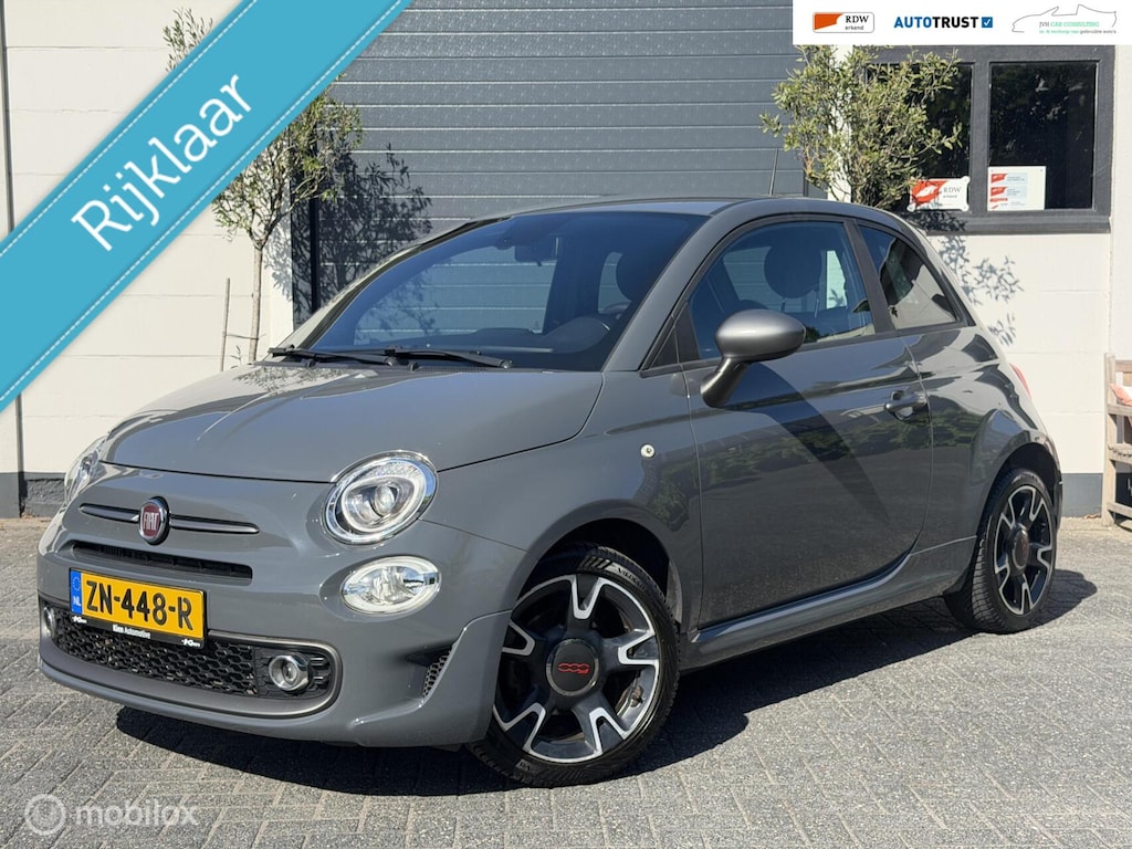 Fiat 500 86pk Sport|RIJKLAAR|2EIG|NAV|LEER|PDC|DLROH|GARANTY