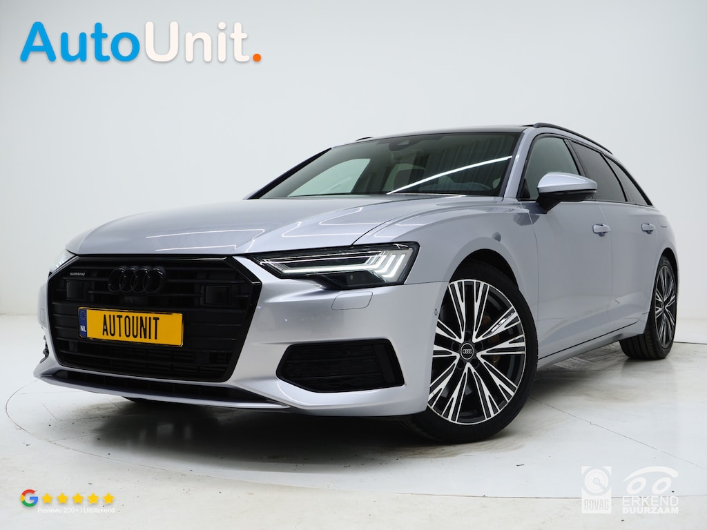 Audi A6 Avant 50 TFSI e quattro | Panoramadak | Leder | HUD | B&O Audio | 360 | Memory | Keyless | Sfeerlicht