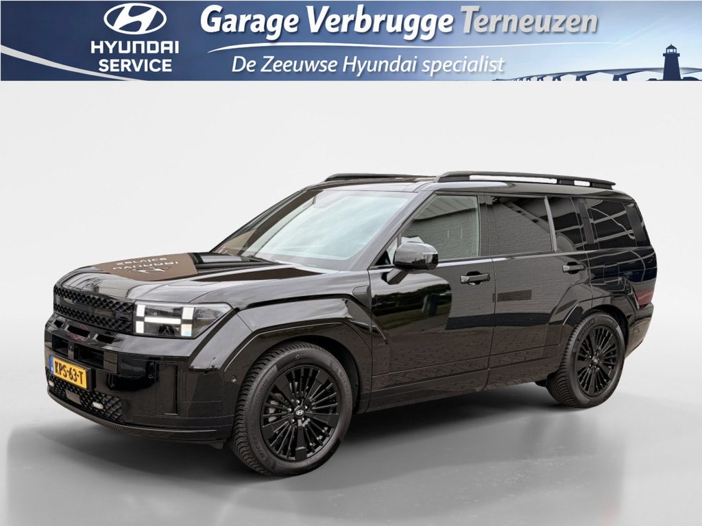 Hyundai Santa Fe 1.6 T-GDI PHEV Black line 6 zits | Elek. trekhaak | full options | Leder | Captain seats