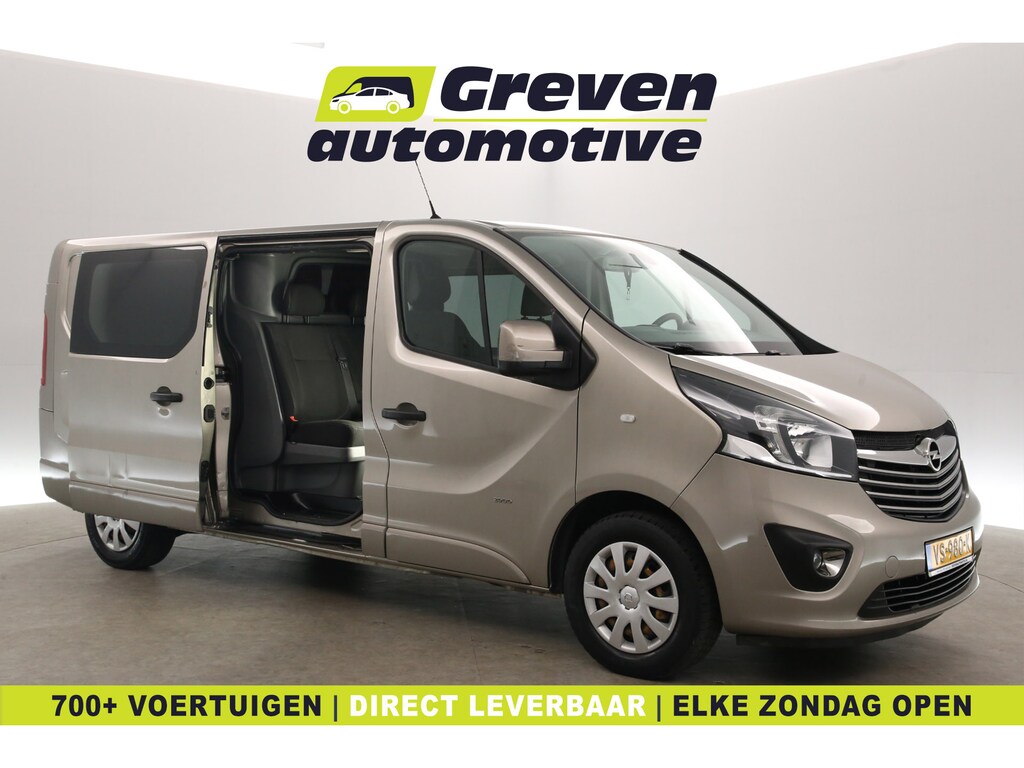 Opel Vivaro 1.6 CDTI L2H1 141PK | Dubbele Cabine | Clima | Camera | Cruise | Navi | Trekhaak | Parkeersens.