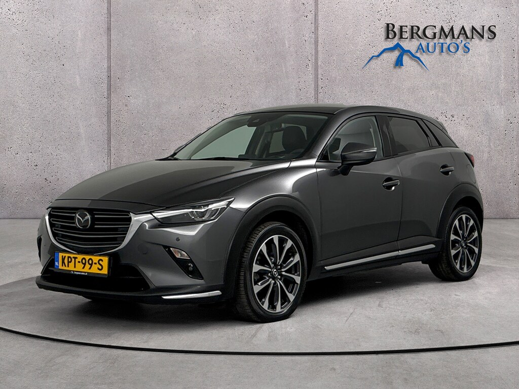 Mazda CX-3 - 2.0 SkyActiv-G 120 GT-M // DEALERONDERHOUDEN // LEDER // HEAD-UP // STOEL+STUUR VERWARMING
