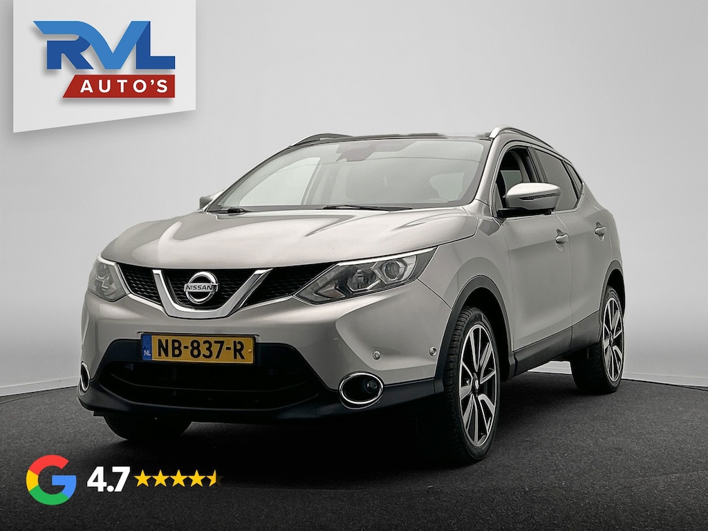 Nissan Qashqai 1.6 Tekna | Origineel NL | Trekhaak | Leder | Panoramadak | Navigatie | Camera | Stoelverwarming | Lane-Assist |