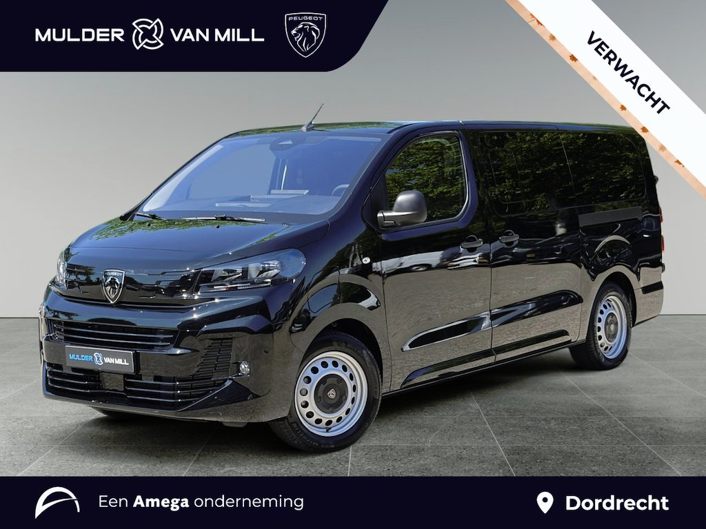 Peugeot e-Expert Combi L3 75kWh 136pk | 8 jaar garantie | 2,9% financial lease | 9-persoons | Achterdeuren met ramen | Extra getinte ramen uitschuifbaar | Auto Airco Pakket | Airco op tweede en derde zitrij | Climate control | Mistlampen | Multimedia | NAVI | Apple Carplay | Android Auto | Bestuurdersstoel comfort met armsteun | Voor en achterbumper meegespoten in lakkleur | Trekhaak | van €67.969 voor €53.015 incl. BTW rijklaar | TAXI ombouw mogelijk