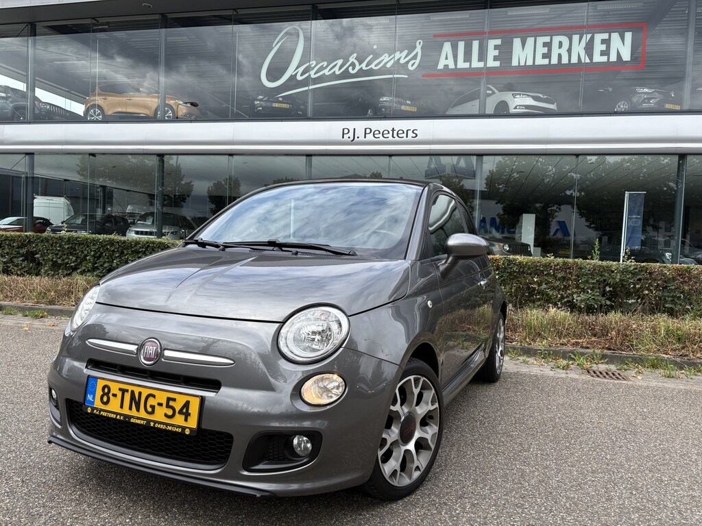 Fiat 500C 0.9 TwinAir Turbo 500S Airco - Parkeersensor achter - Open dak - Bluetooth - Licht metalen velgen 16 inch - Radio/Cd speler - Stuur multifunctioneel - Extra getint glas achter - Elektrische ramen - Centrale vergrendeling met afstandsbediening