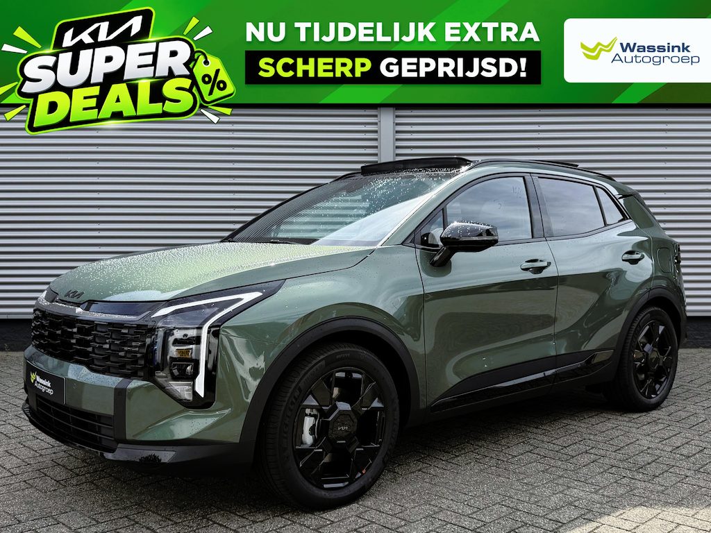 Kia Sportage 1.6 T-GDi Plug-in Hybrid Black Edition Advanced | Schuif/Kanteldak | Stoel/Stuurwielverwarming | Elekt Stoel | Elekt Achterklep |