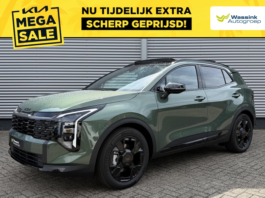Kia Sportage 1.6 T-GDi Plug-in Hybrid Black Edition Advanced | Schuif/Kanteldak | Stoel/Stuurwielverwarming | Elekt Stoel | Elekt Achterklep |