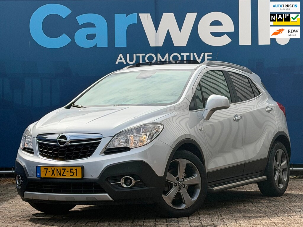 Opel Mokka 1.4 T Cosmo|Trekhaak|Pano|Leder|Stoelvw|Stuurvw|Navi|Camera|Cruise|Climate|PDC V+A|LMV|N.A.P|