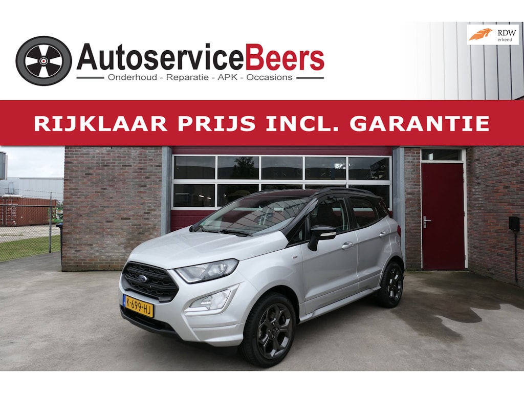 Ford EcoSport 1.0 EcoBoost Titanium, ST-line, Trekhaak, PDC, LMV, Carplay, Rijklaarprijs incl. Garantie.