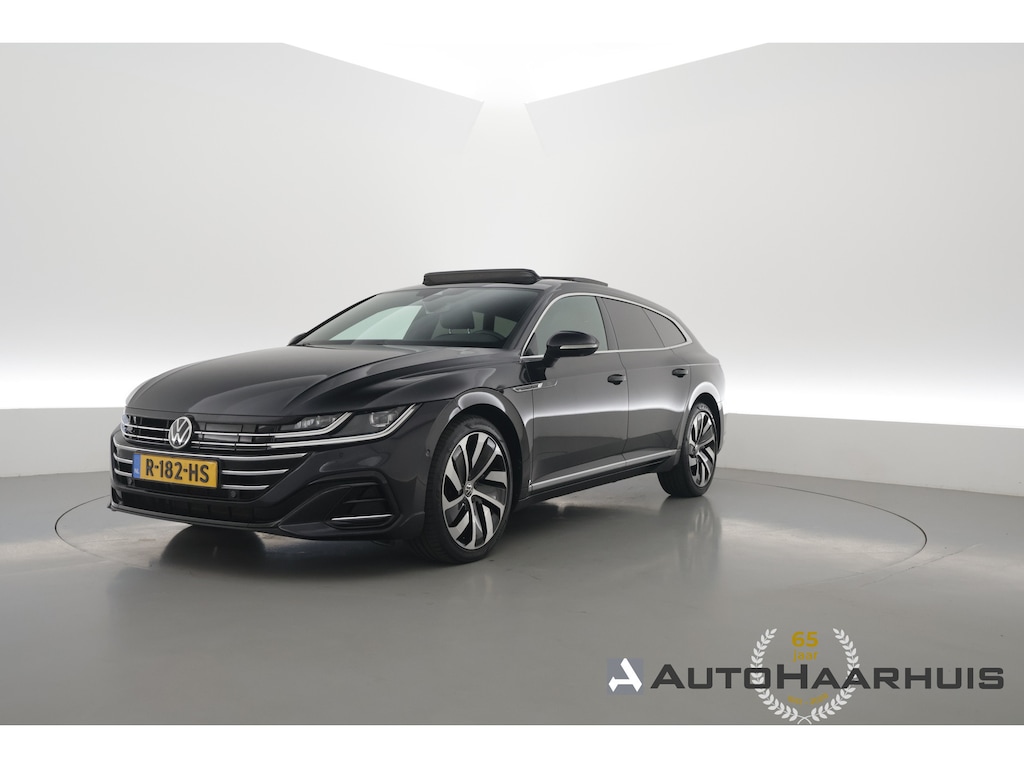 Volkswagen Arteon Shooting Brake 1.4 TSI eHybrid R-Line Business+ | Rijklaar!! | Soh 93% | Pano | HUD | Massage | Elek. Trekhaak | Standkachel | 360cam | Digi. Cockpit | Stoel- Stuurverw. | Adapt. Cruise | CarPlay