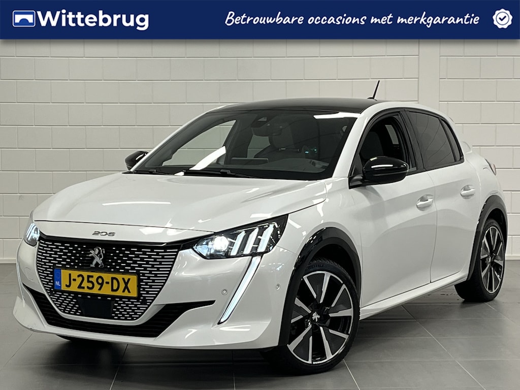 Peugeot e-208 EV GT 350 50 kWh PANORAMADAK | I-COCKPIT | COMPLETE SPORTIEVE UITVOERING!