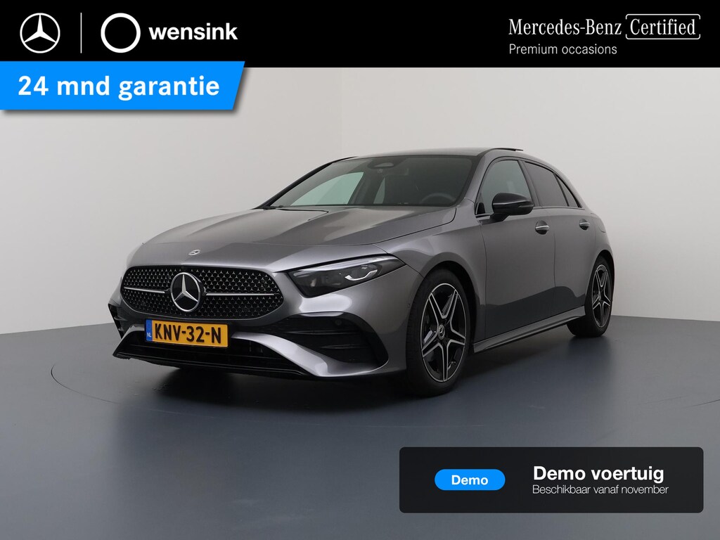 Mercedes-Benz A-klasse 180 Business Solution AMG | Night | Panoramaschuifdak | Sfeerverlichting | Achteruitrijcamera | MULTIBEAM LED | Stoelverwarming |