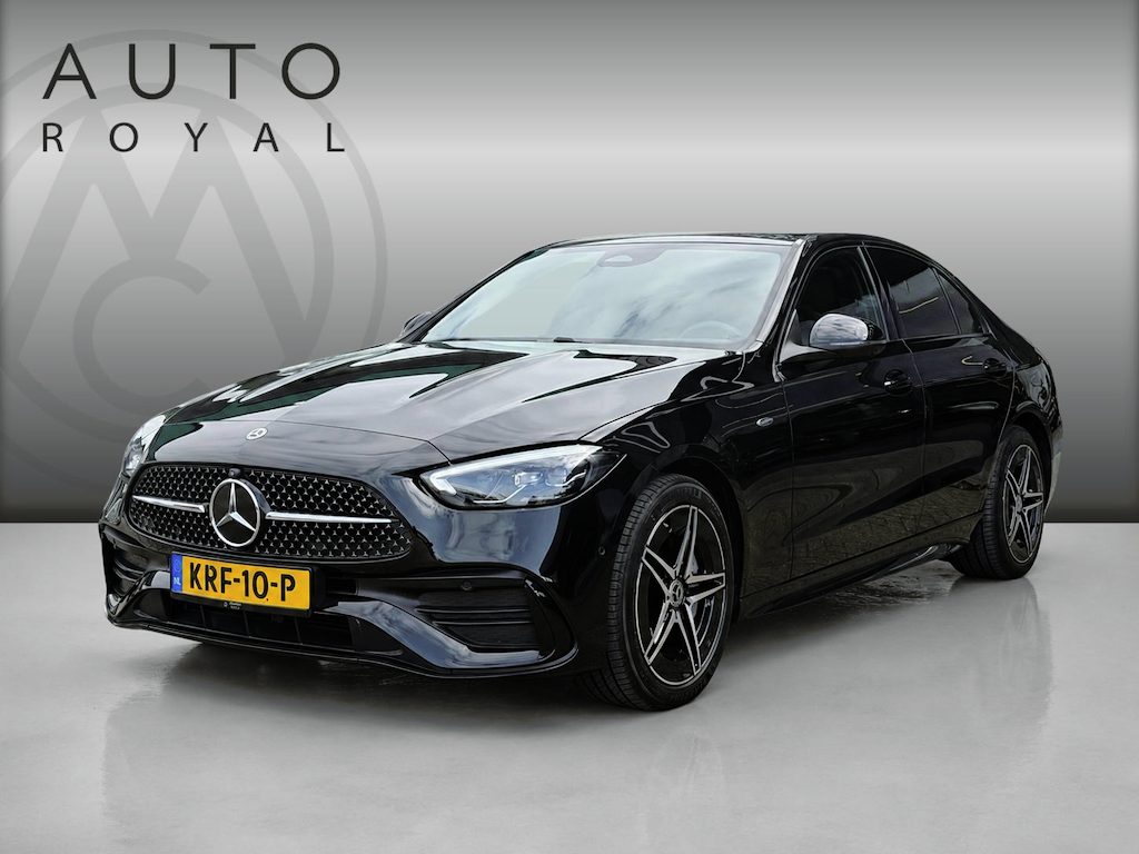 Mercedes-Benz C-klasse 300 e Business Solution Luxury PANORAMADAK | BURMESTER | DODEHOEK DETECTIE | CRUISE CONTROL | 360-CAMERA | SFEERVERLICHTING | ELEKTRISCHE STOELEN | STOELVERWARMING | NAVIGATIE