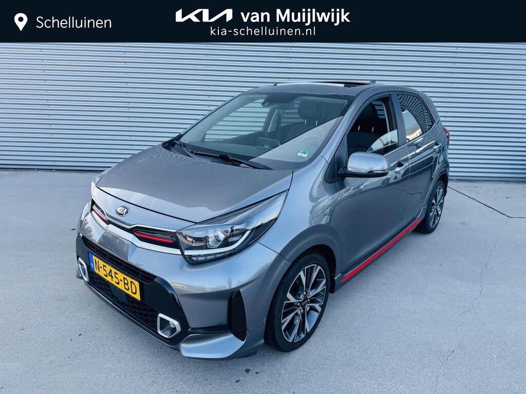 Kia Picanto 1.0 T-GDi GT-Line 100pk 5zits NW Geleverd & Onderhouden | Sunroof | DAB+ | Stoel & Stuurverwarming