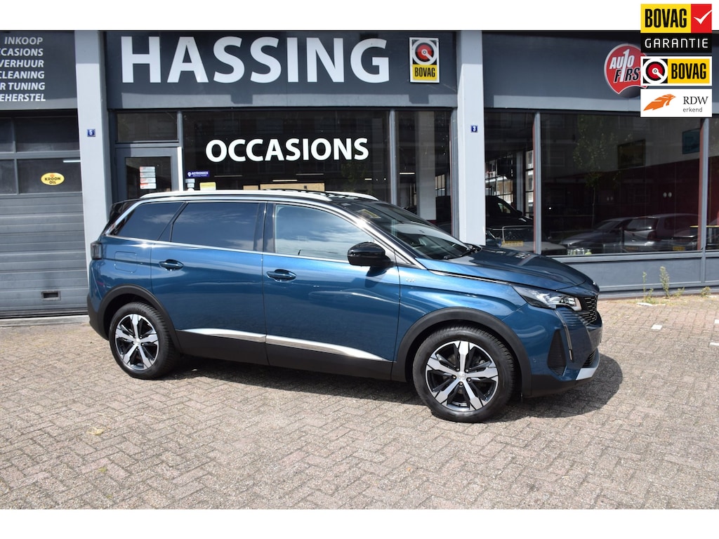 Peugeot 5008 1.2 PureTech GT-Line , Led ,Pano dak, Lederen sp. stoelen, Adaptive cruise contr., Afn. trekhaak , face lift model