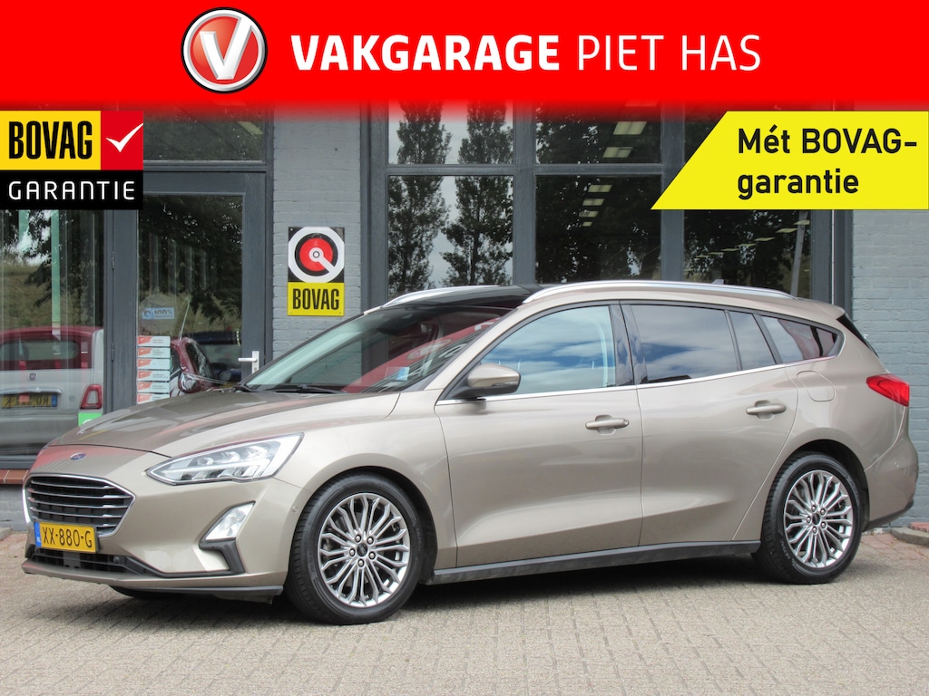 Ford Focus Wagon 1.0 EcoBoost Titanium Business| 125-PK| Automaat| | Clima-Airco | Navigatie | Parkeercamera | Incl. BOVAG Garantie | Keyless Entry | Stoelverwarming |