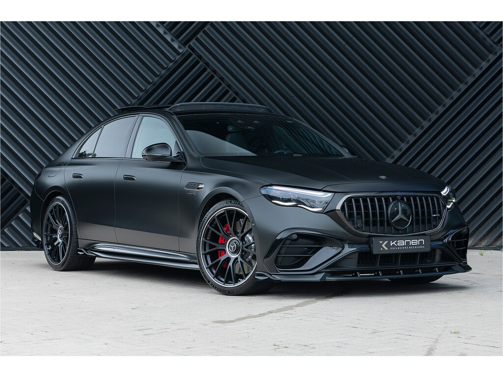 Mercedes-Benz E-klasse AMG 53 4MATIC+ Night Distronic+ IHC+ MBUX Achterasbes. Hyperscreen Pano HUD Massage 360 Softclose Trekhaak