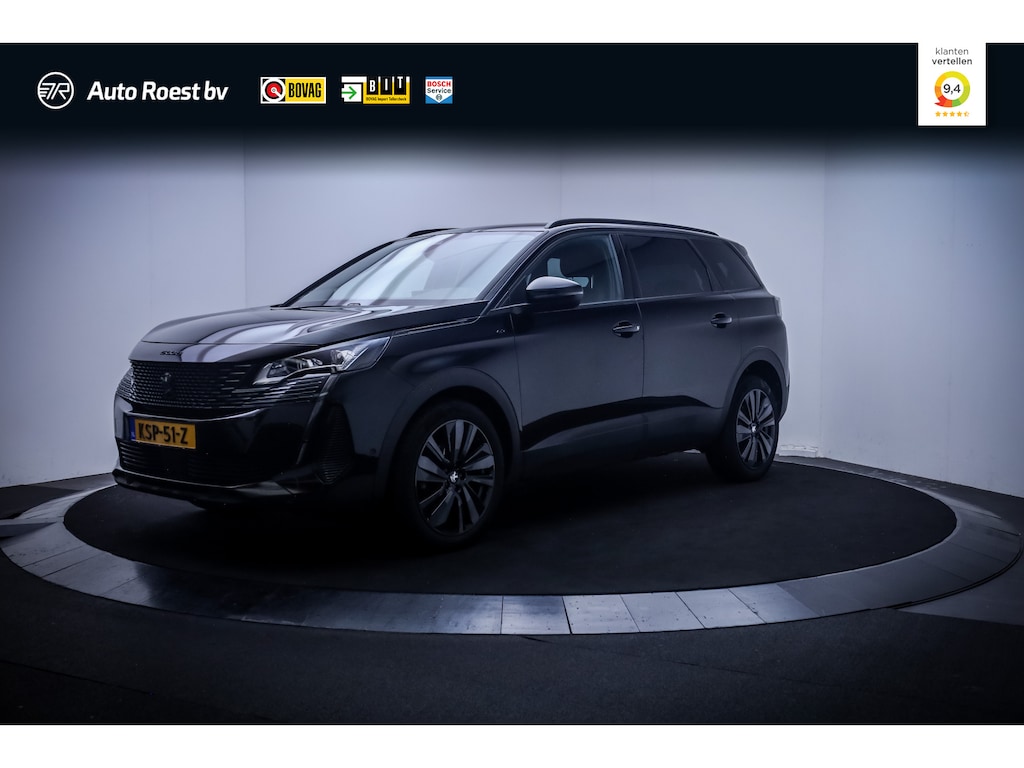 Peugeot 5008 1.2T Aut GT-BLACK PACK FULL LED | 360 CAM | ACC | CARPLAY | STOELVERW | BLINDSPOT | ELEK KLEP | LMV 19''