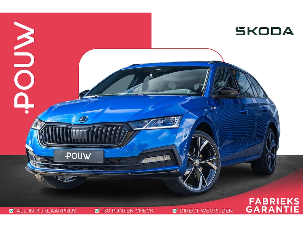 Skoda Octavia Combi 1.4 TSI 204pk iV PHEV Sportline Business | SoH 91% | Panoramadak | Keyless Entry | Cruise Control | Apple CarPlay/ Android Auto | Navigatie | Stoelverwarming