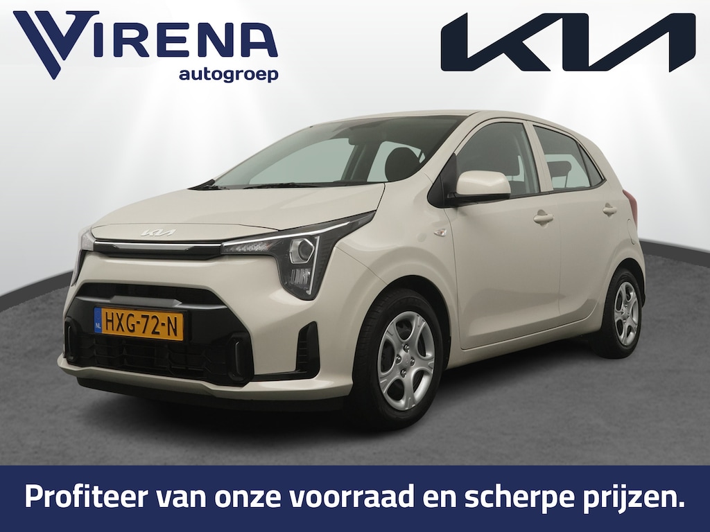Kia Picanto 1.0 DPI DynamicLine - Achteruitrij camera - Navigatie - Airco - Cruise controle - Fabrieksgarantie tot 07-2032
