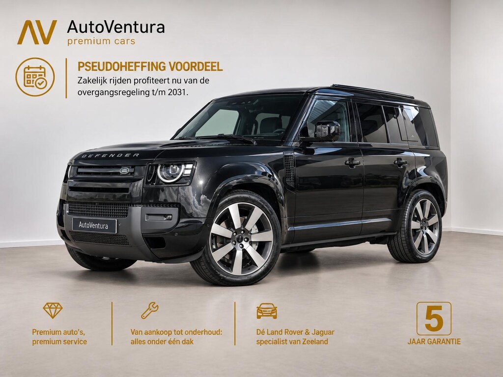 Land Rover Defender 110 2.0 P300e 110 X-Dynamic HSE | Stoelventilatie | Schuif-/kantel Panorama dak | Trekhaak | 22"