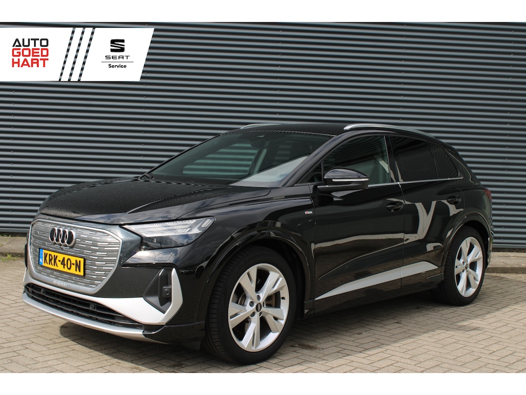 Audi Q4 e-tron 40 S-Line 77 kWh Camera Adaptive-Cruise Navigatie Stoelverwarming Led