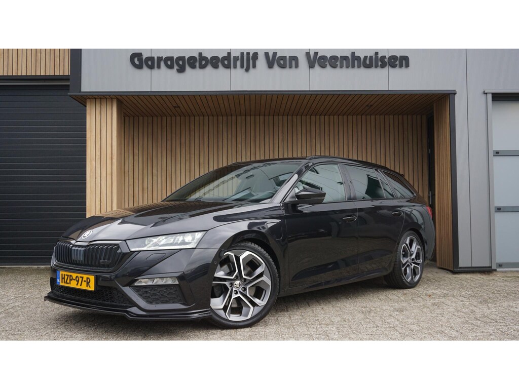 Skoda Octavia Combi 1.4 TSI 245pk RS iV PHEV Pano.Dak HUD Canton *Black optik* RS-Seats* Keyless *Spoiler-Kitt*80875km