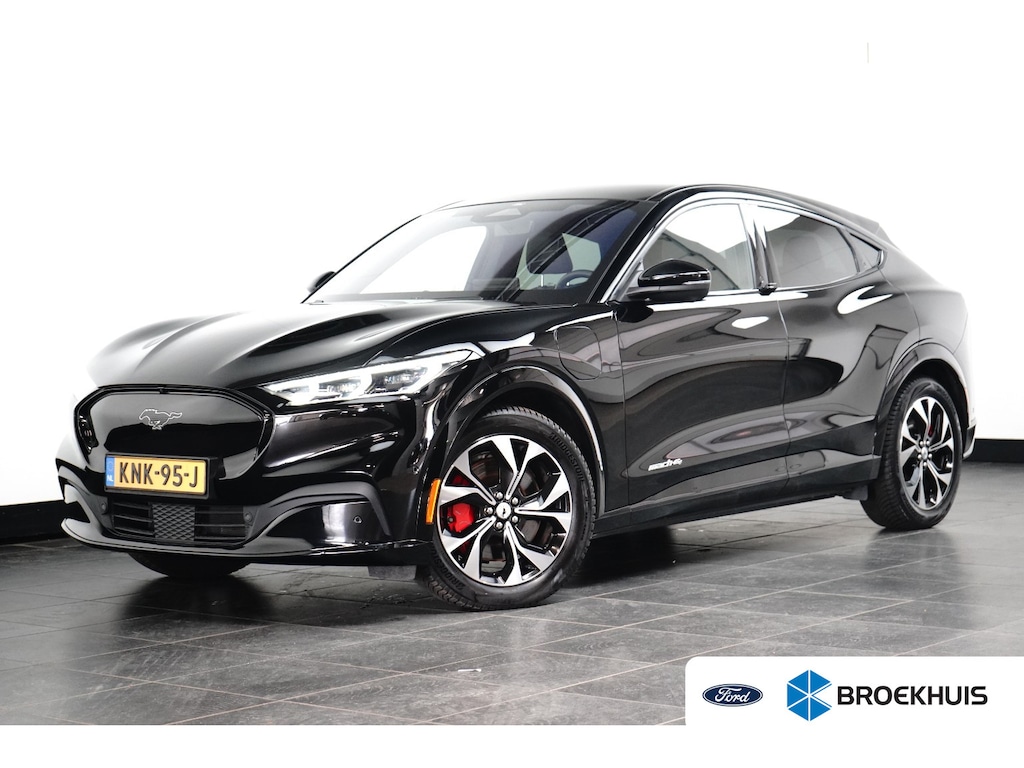 Ford Mustang Mach-E Premium AWD 75 kWh | Panoramdak | B&O Audio | Dodehoek detcetie | Memory-seat | 360 camera | Leder | Adaptieve cruise | LED