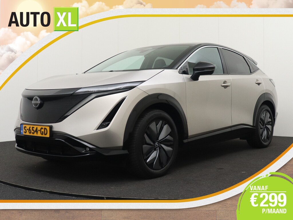 Nissan Ariya Evolve 66 kWh 98%SOH Warmtepomp Half-Leder Camera Ad.Cruise