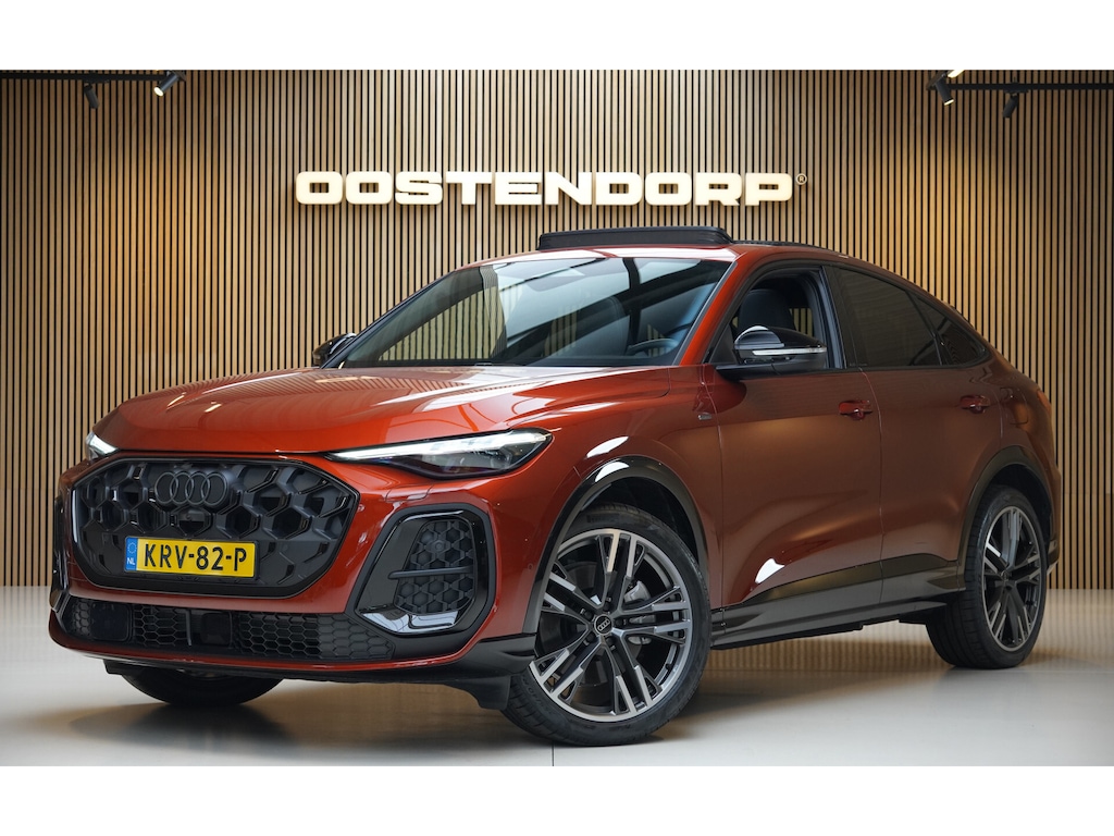 Audi Q5 Sportback 2.0TFSI/299pk e-hybrid Quattro S-Line Edition One|2026|Panoramadak|21"AudiSport|Cruise+ACC|Trekhaak|Head-up|B&O|Leer|Winterpakket|Blindspot|Carplay/AndroidAuto
