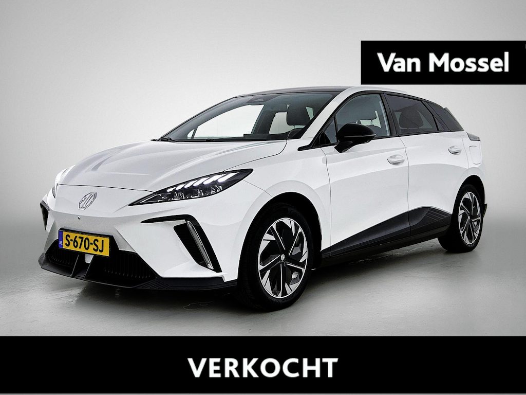 MG MG4 Long Range Luxury 64 kWh | 1e-EIG. | SoH 93.50% |  WLTP 435 KM | Navi | 360° CAM | 17"LMV | ACC | ECC | Stoel + Stuur verwarming | Warmtepomp | DAB |