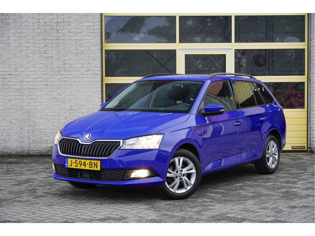 Skoda Fabia Combi 1.0 TSI Style BJ2020 Lmv 15" | Led | Pdc | App-Connect | Navi | Climate control | Cruise control | Extra getint glas