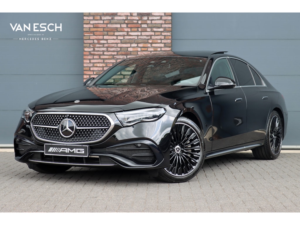 Mercedes-Benz E-klasse 450 d 4MATIC AMG Line | Hyperscreen | Luchtvering | Achterasbesturing | Standkachel | Nappa Leder | Stoelventilatie | Trekhaak | Distronic+ | HUD | Massage | 3D-Display |