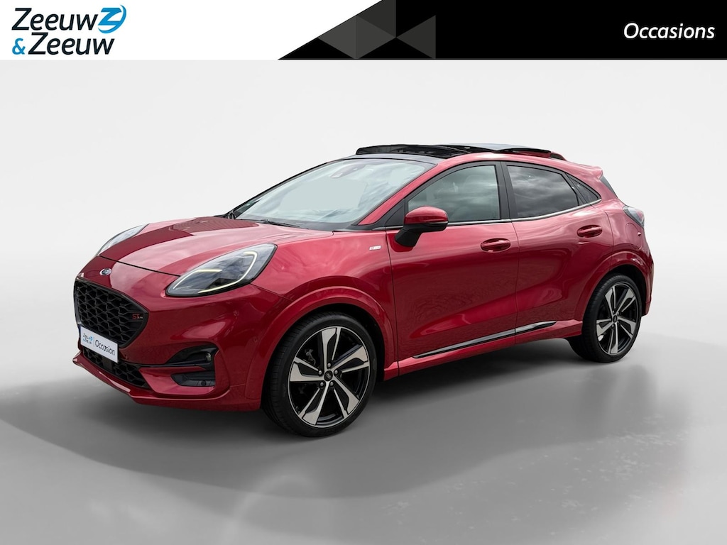 Ford Puma 1.0 EcoBoost Hybrid ST-Line X First Edition | Dealer onderhouden | Panorama dak | Adapt. Cruise control | BLIS | B&O | Elektr. achterklep | Draadloos opladen mobiel | 19" lichtmetalen velgen | Bovag garantie |
