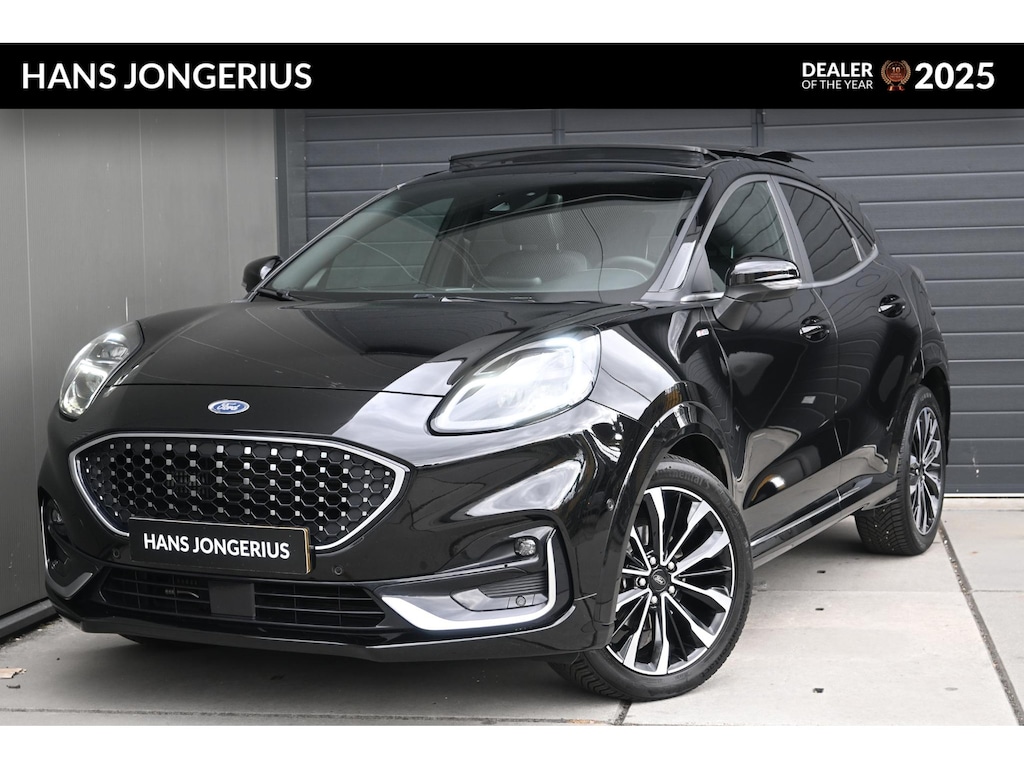 Ford Puma 1.0 EcoBoost Hybrid ST-Line Vignale | TREKHAAK | SCHUIF/KANTELDAK | STUUR/STOELVERWARMING | CAMERA | NAVI | LEDER | CRUISE CONTROL | CLIMATE CONTROL | PDC | LMV